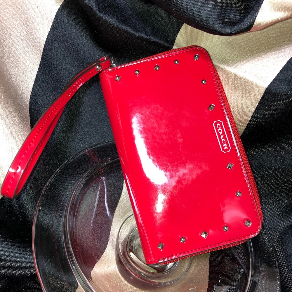 Coach Patent Leather Wristlet